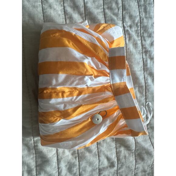 Walt Disney Dapper Dan Inspired Women’s Skirt Size Small. Orange & White Stripes - Picture 7 of 8